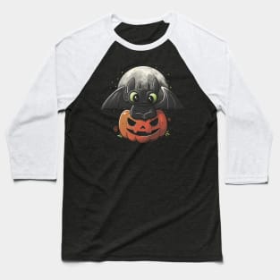 Spooky Dragon Baseball T-Shirt